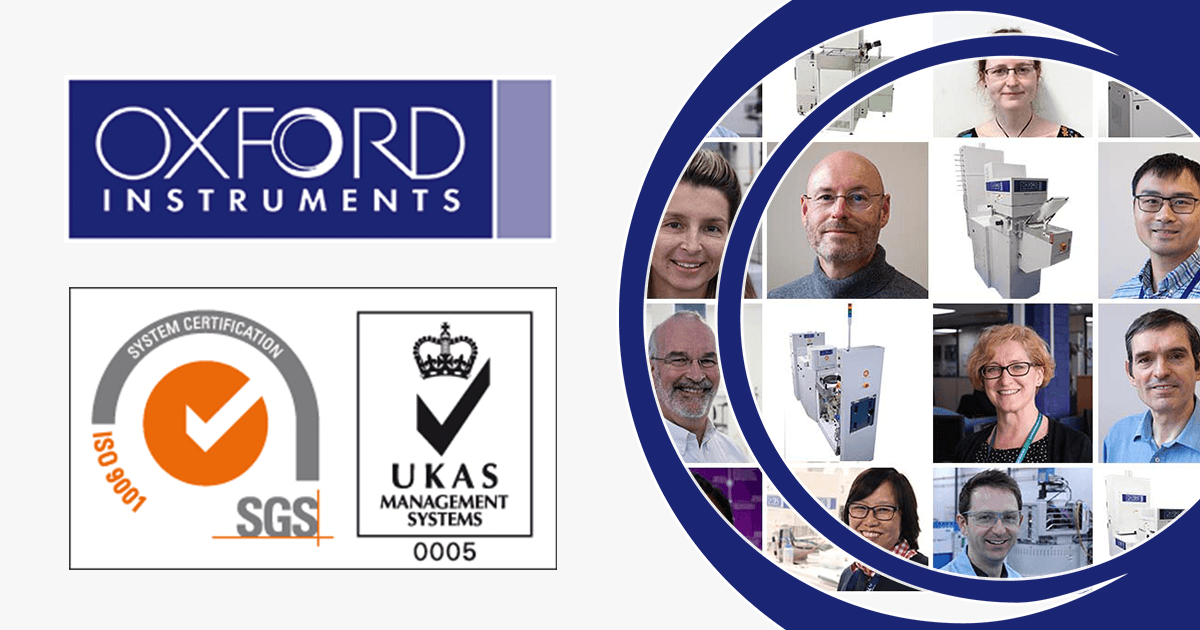 Oxford Instruments Plasma Technology ISO 9001
