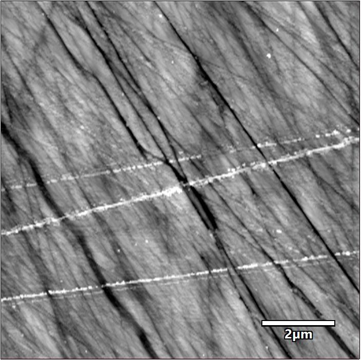 SiC substrate surface before polishing
